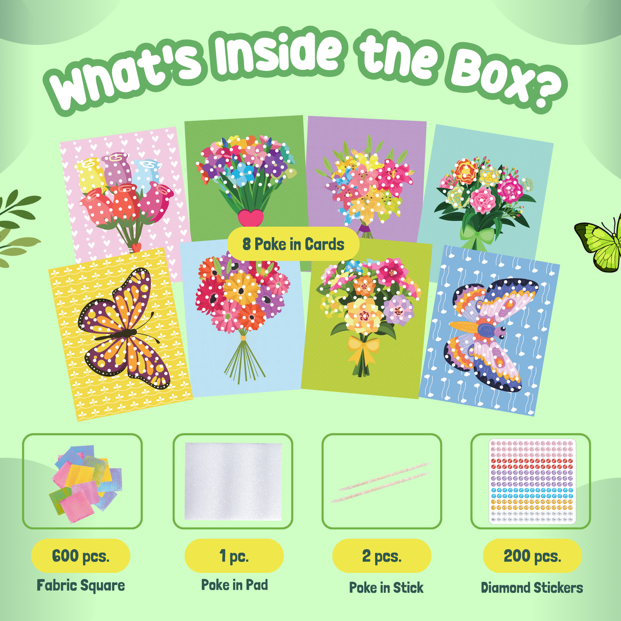 Poke & Play Fun! - Blooming Flowers & Butterflies