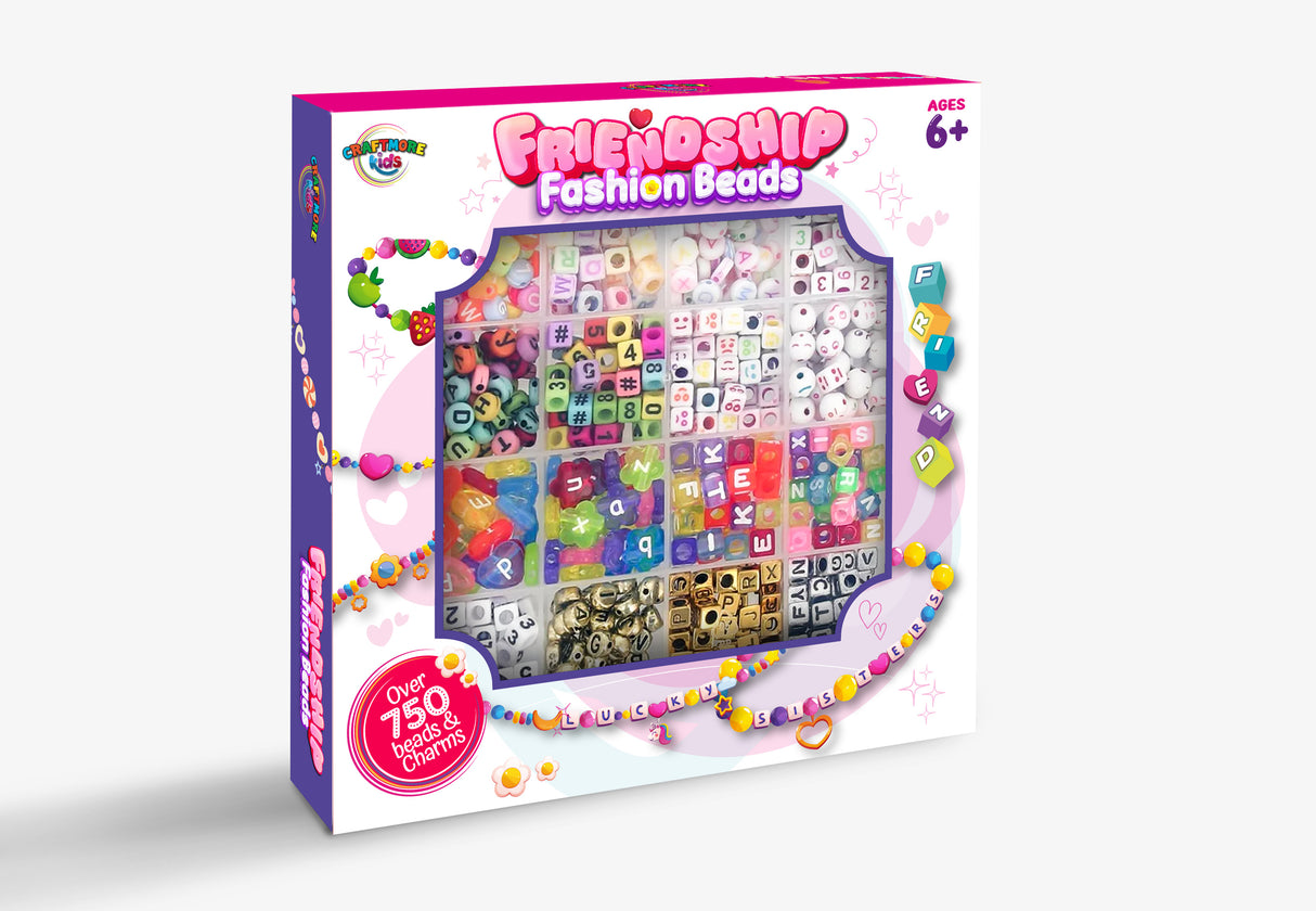Alphabet Beads Friendship - Bracelet Making. 750 beads