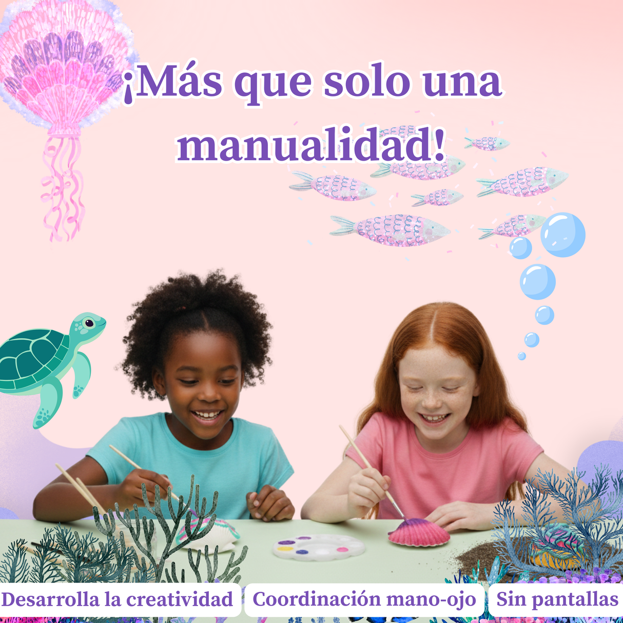 PINTA y DECORA CONCHAS