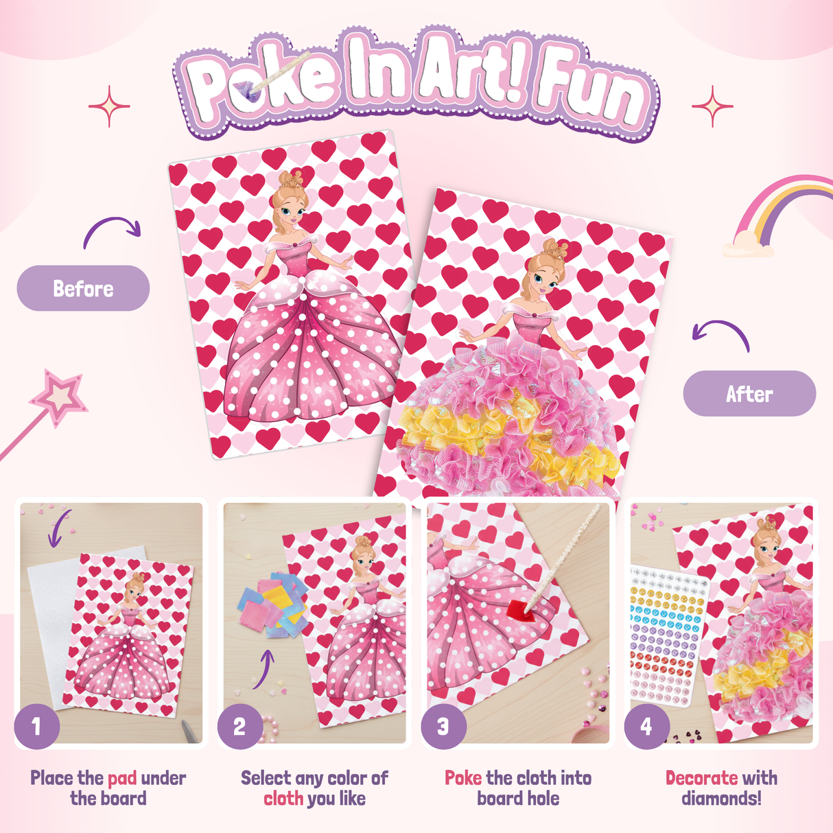 Poke & Play Fun - Pretty Princess & Unicorns