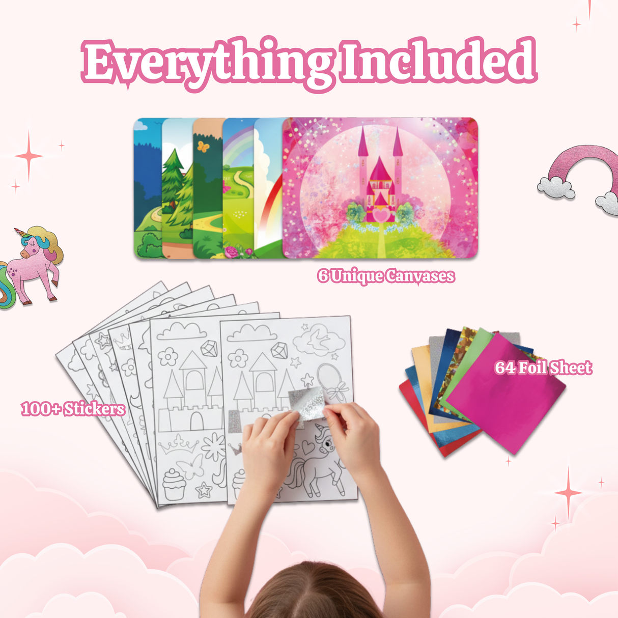 Foil It Fun! - Magical Princess & Unicorns