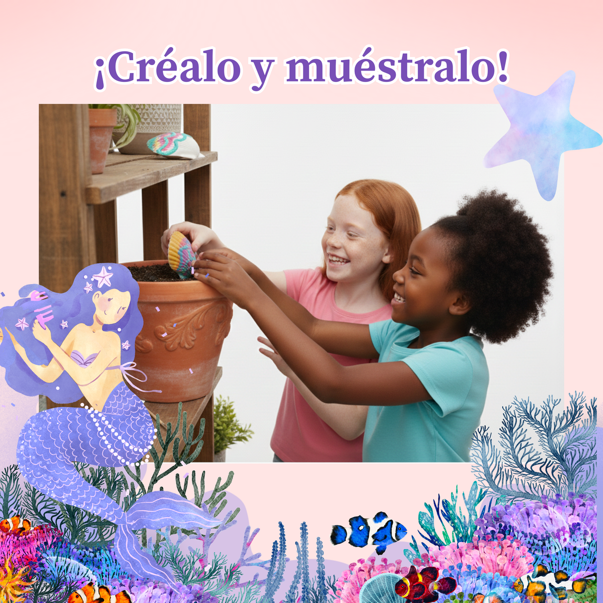 PINTA y DECORA CONCHAS