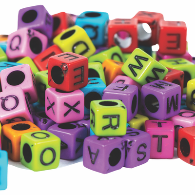 Alphabet Beads Friendship - Bracelet Making. 750 beads