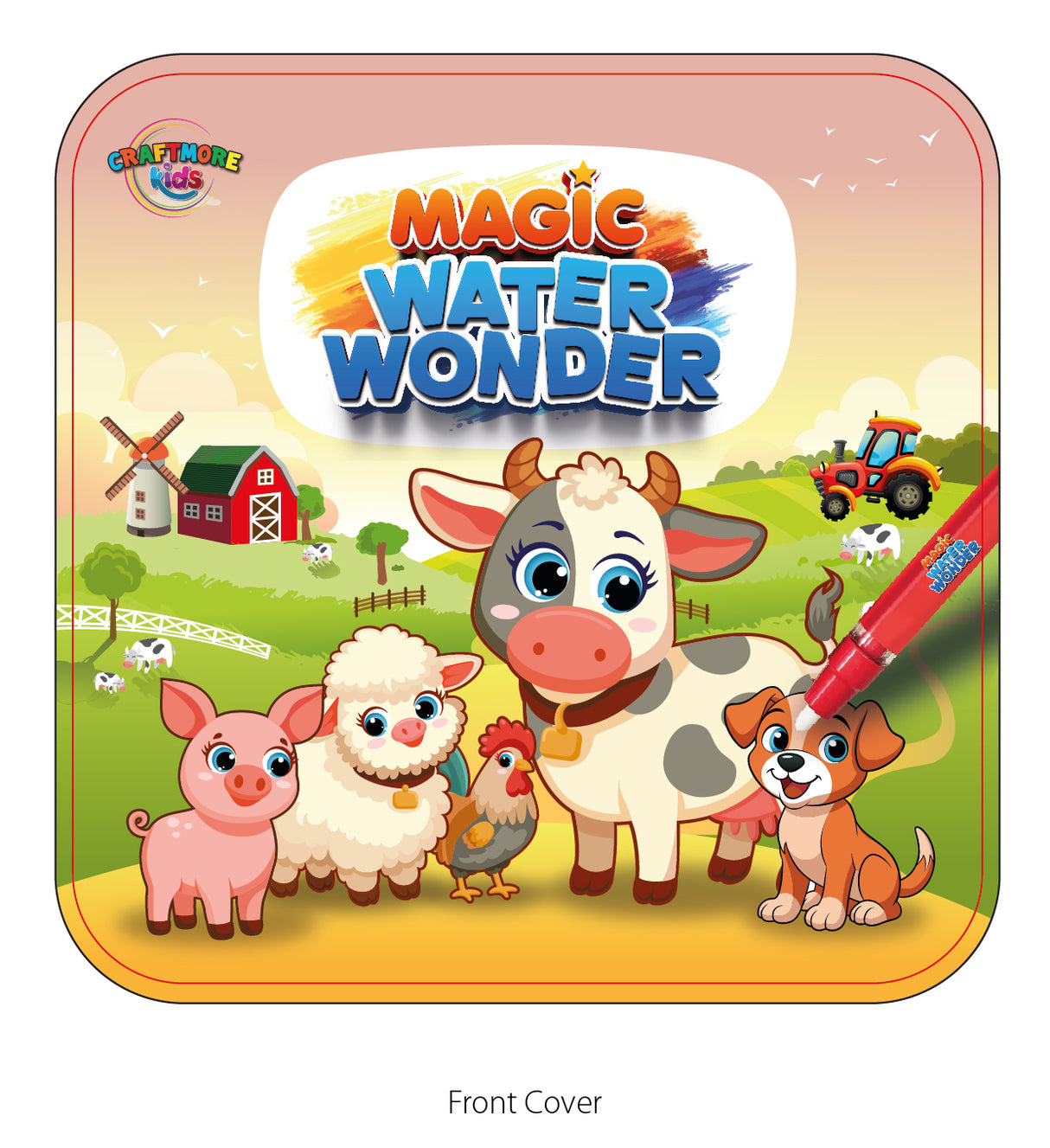 3-Pack Magic Paint with Water Books – Reusable Fun with No Mess! Magic Water Wonder Set
