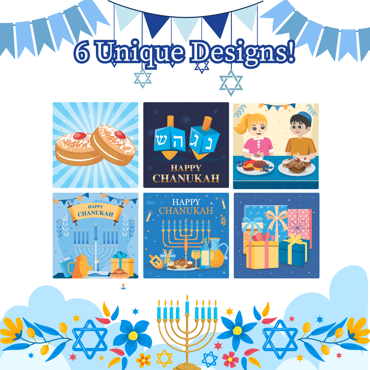 Chanukah Foam Tastic Fun Mess Free Activity Kit
