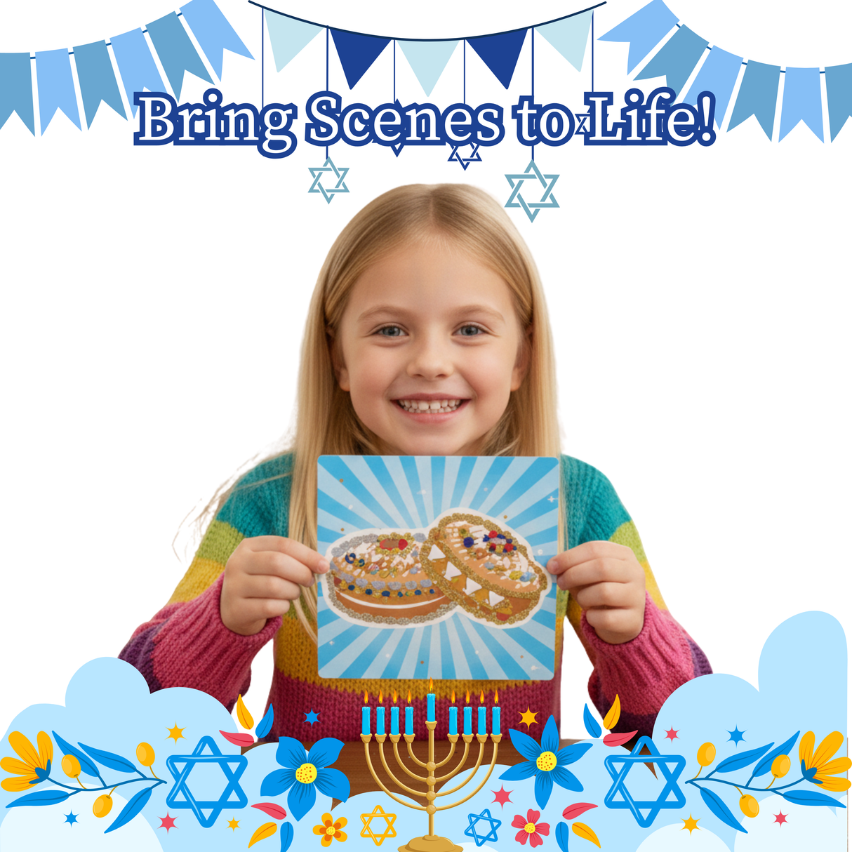 Chanukah Foam Tastic Fun Mess Free Activity Kit
