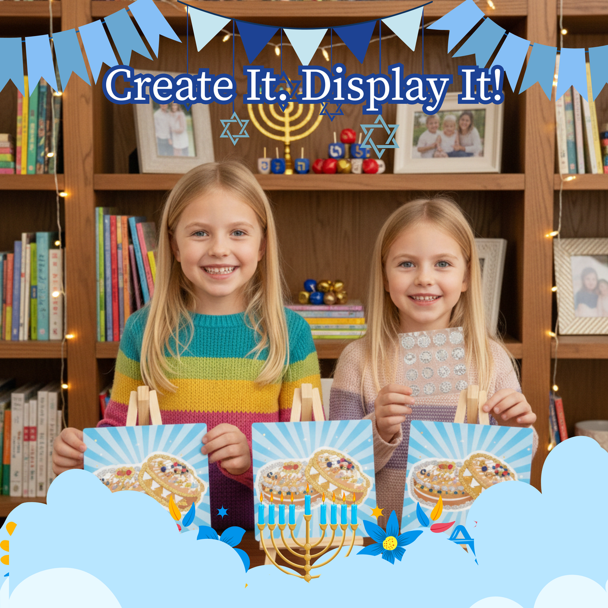 Chanukah Foam Tastic Fun Mess Free Activity Kit