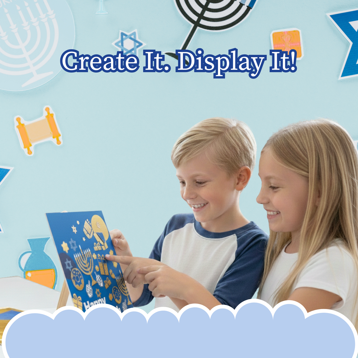 Chanukah Foil It Fun - Mess Free Activity