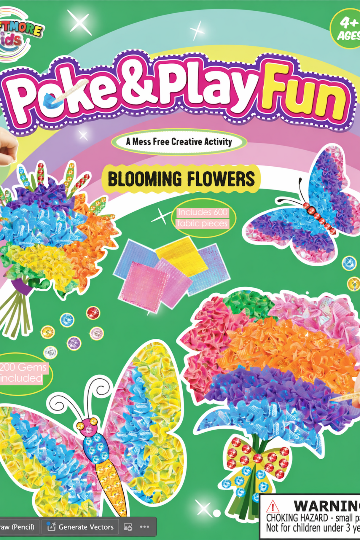 Poke & Play Fun! - Blooming Flowers & Butterflies