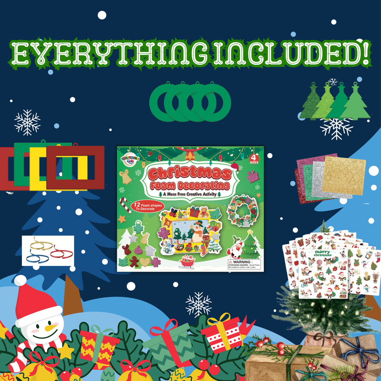 Christmas Foam Decorating Kit