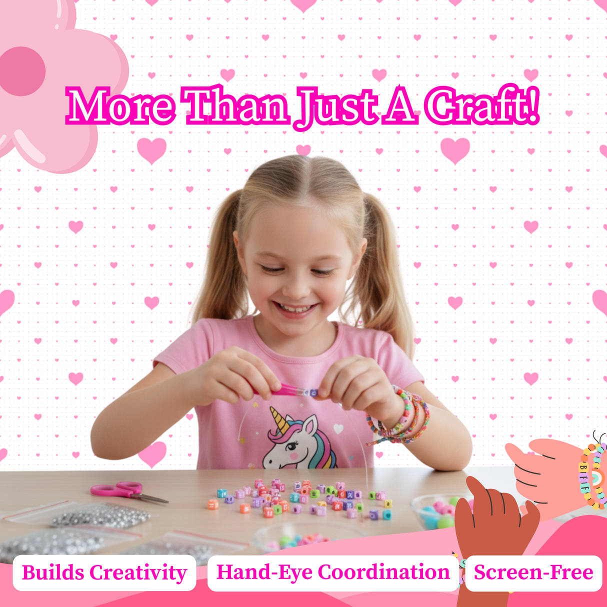 Alphabet Beads Friendship - Bracelet Making. 750 beads