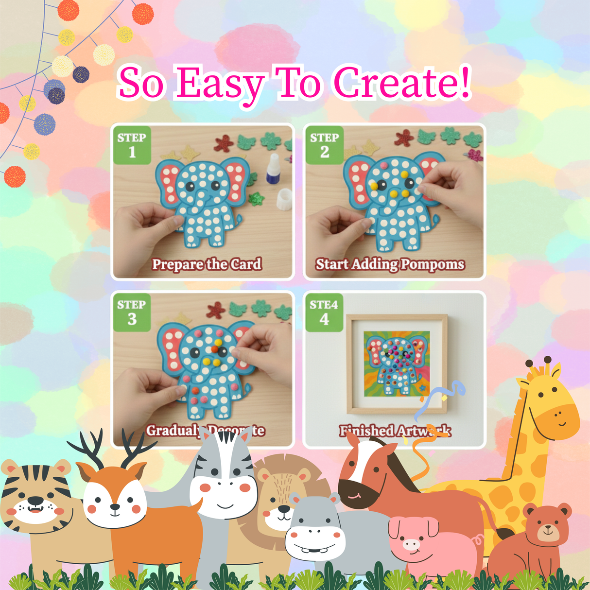 Exciting New - POM POM – Little Artist Kit