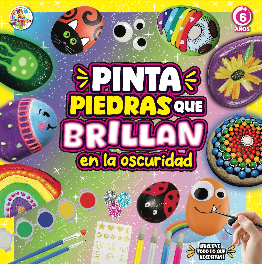 PINTA PIEDRAS QUE BRILLAN EN LA OSCURIDAD