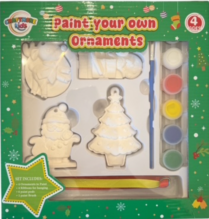 Paint Your Own Christmas Ornaments