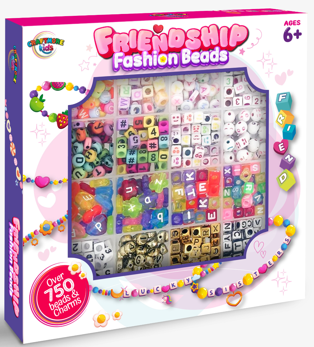 Alphabet Beads Friendship - Bracelet Making. 750 beads