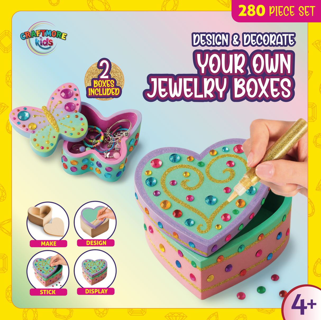 π Design Your Own Jewelry Boxes β Create, Paint & Sparkle!