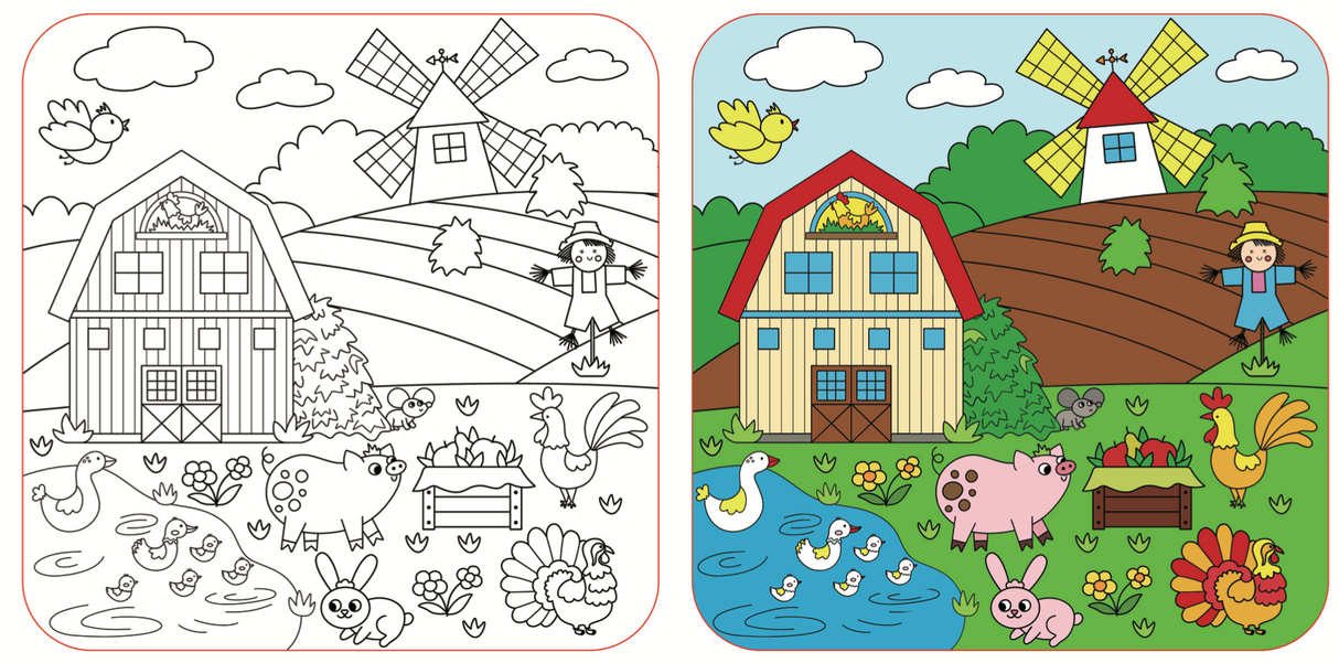 3-Pack Magic Paint with Water Books – Reusable Fun with No Mess! Magic Water Wonder Set