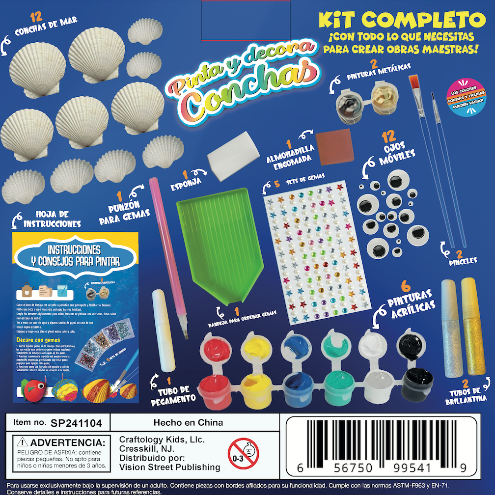 PINTA y DECORA CONCHAS