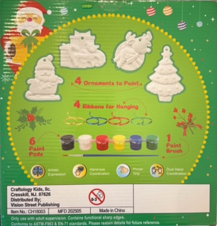 Paint Your Own Christmas Ornaments