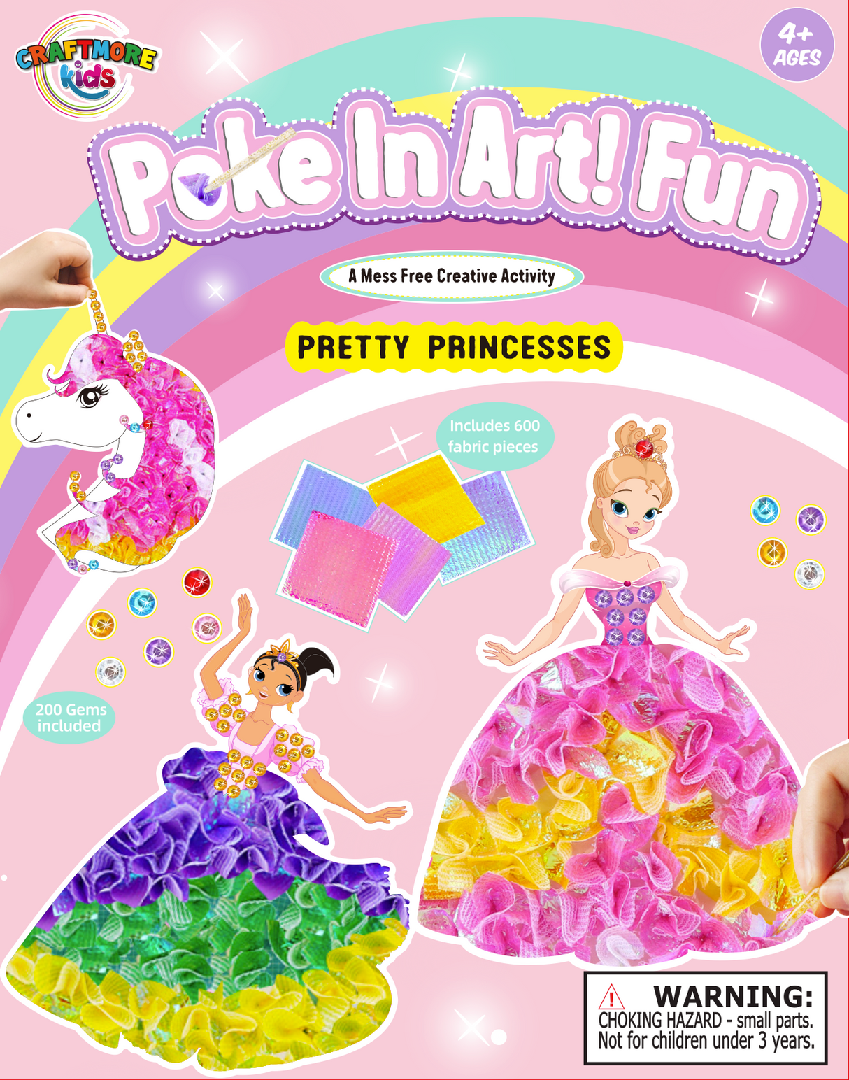 Poke In Art! - Pretty Princess & Unicorns