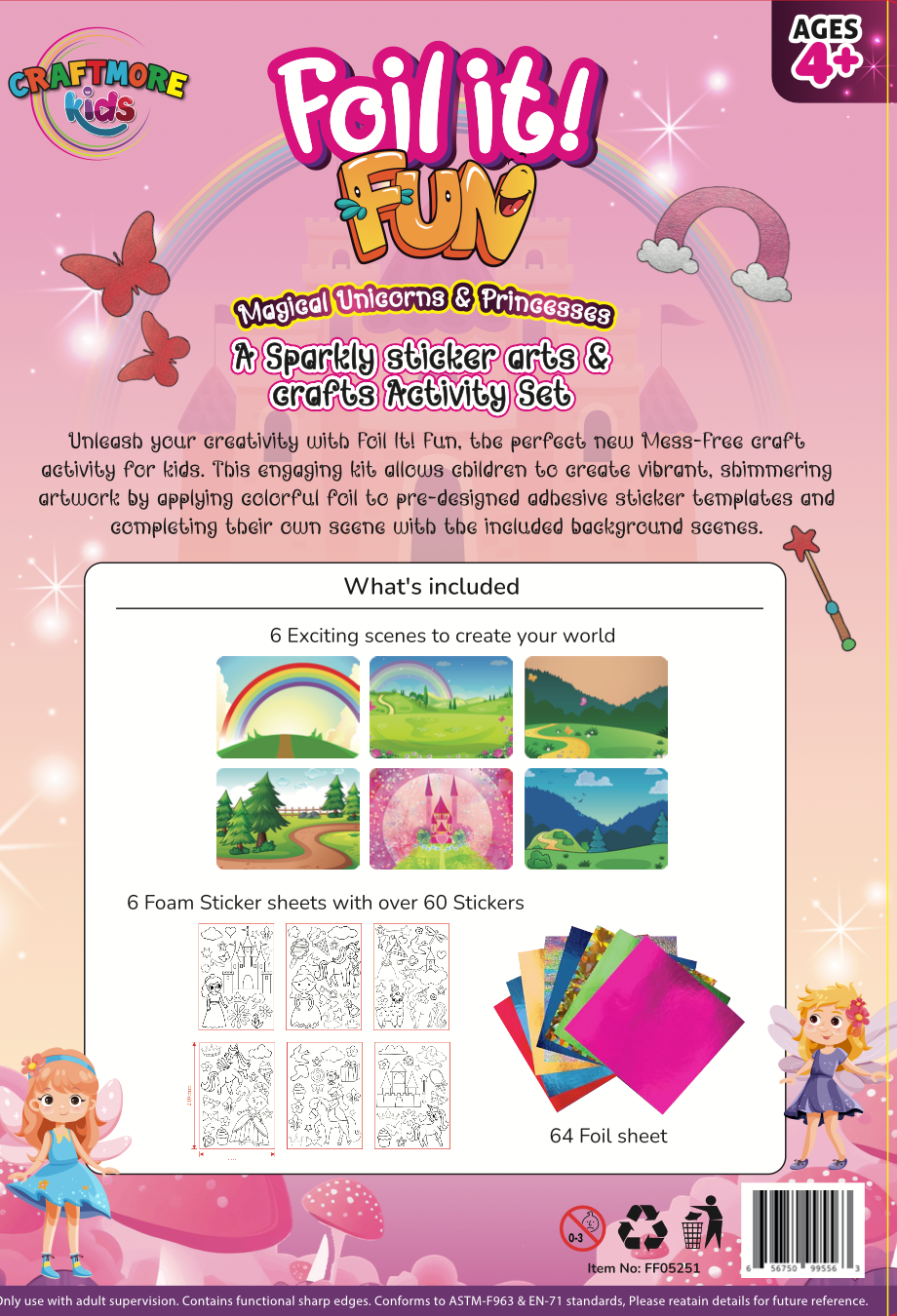 Foil It Fun! - Magical Princess & Unicorns