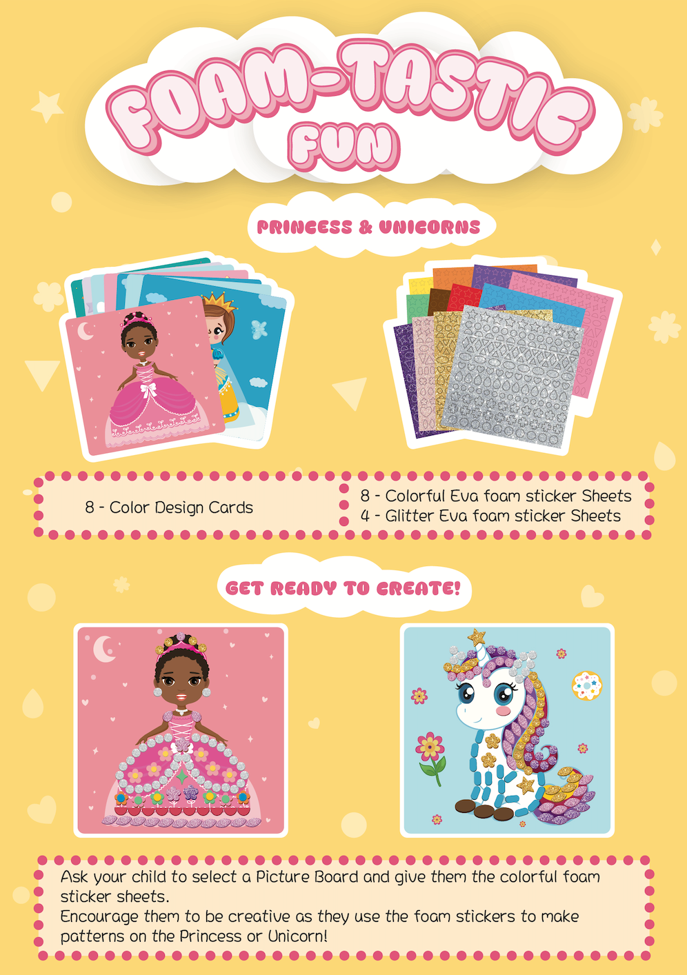 Foam-Tastic - Princess & Unicorns