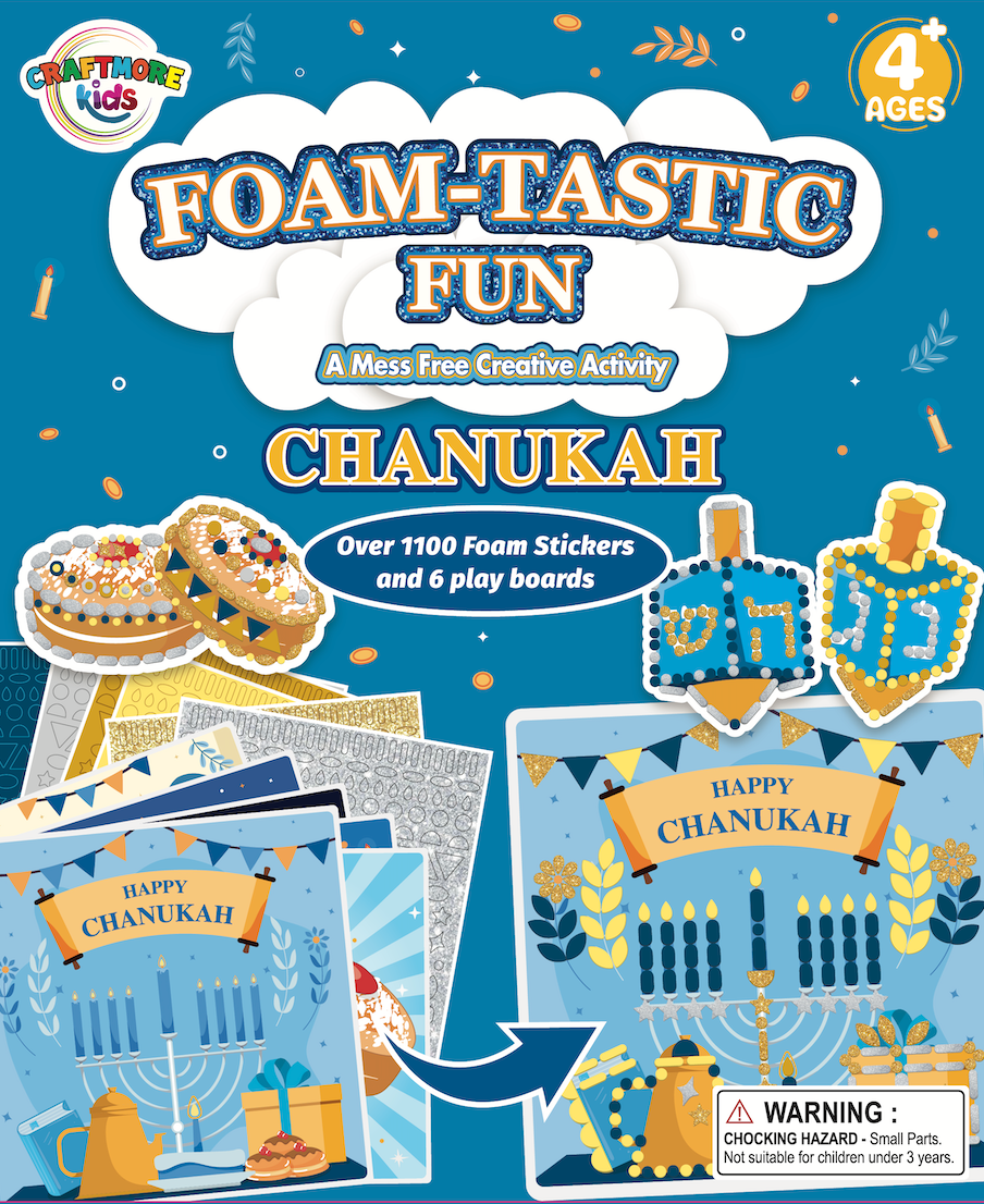 Chanukah Foam Tastic Fun Mess Free Activity Kit