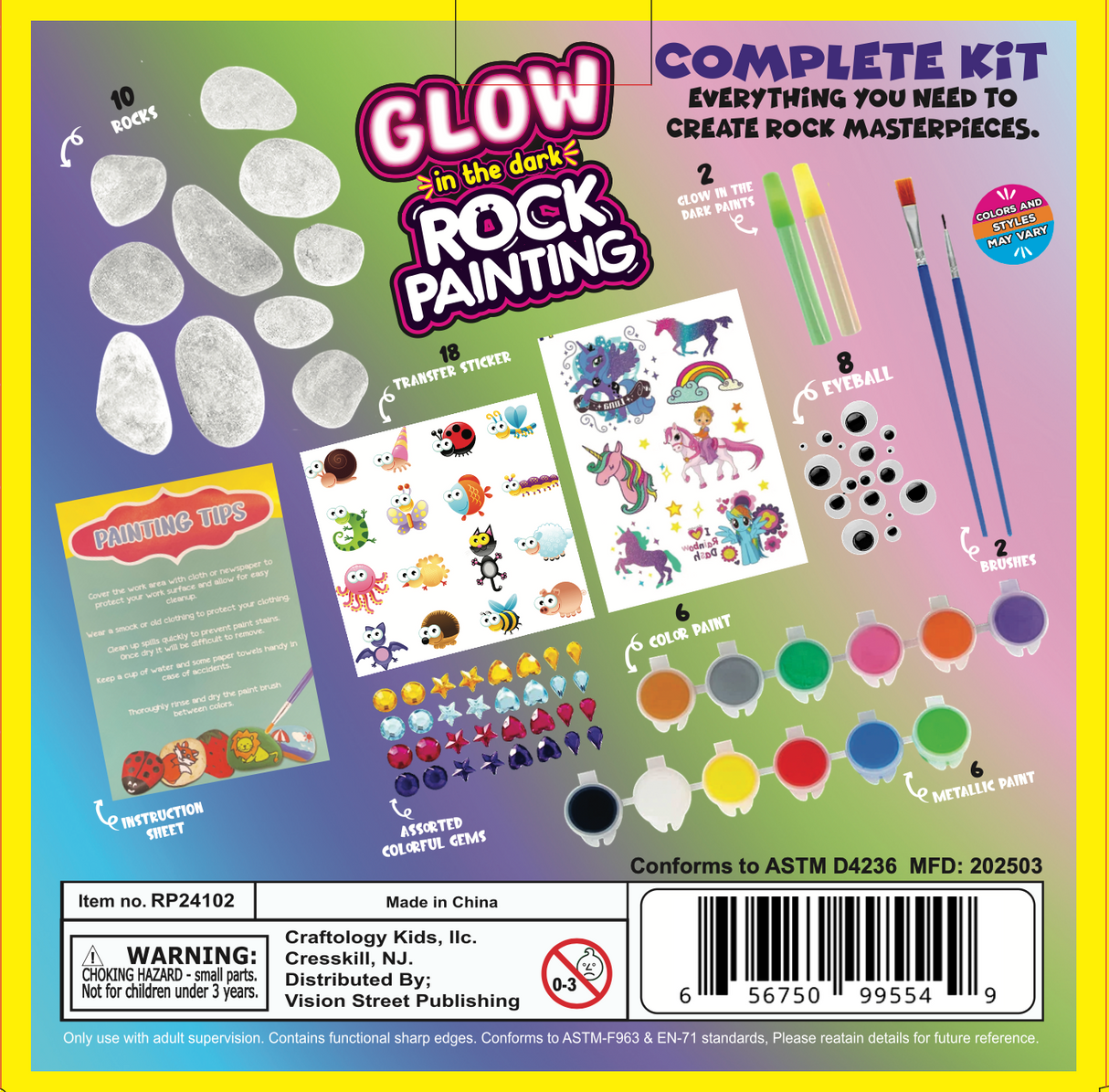 Glow Rock Painting Kit