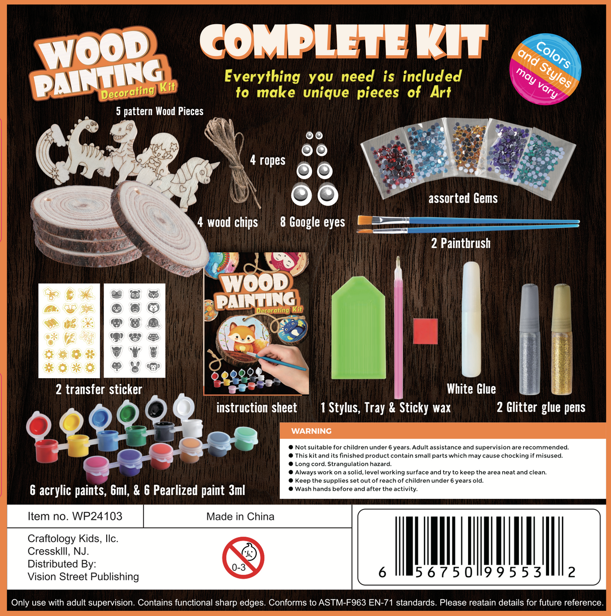 Wood Painting Kit