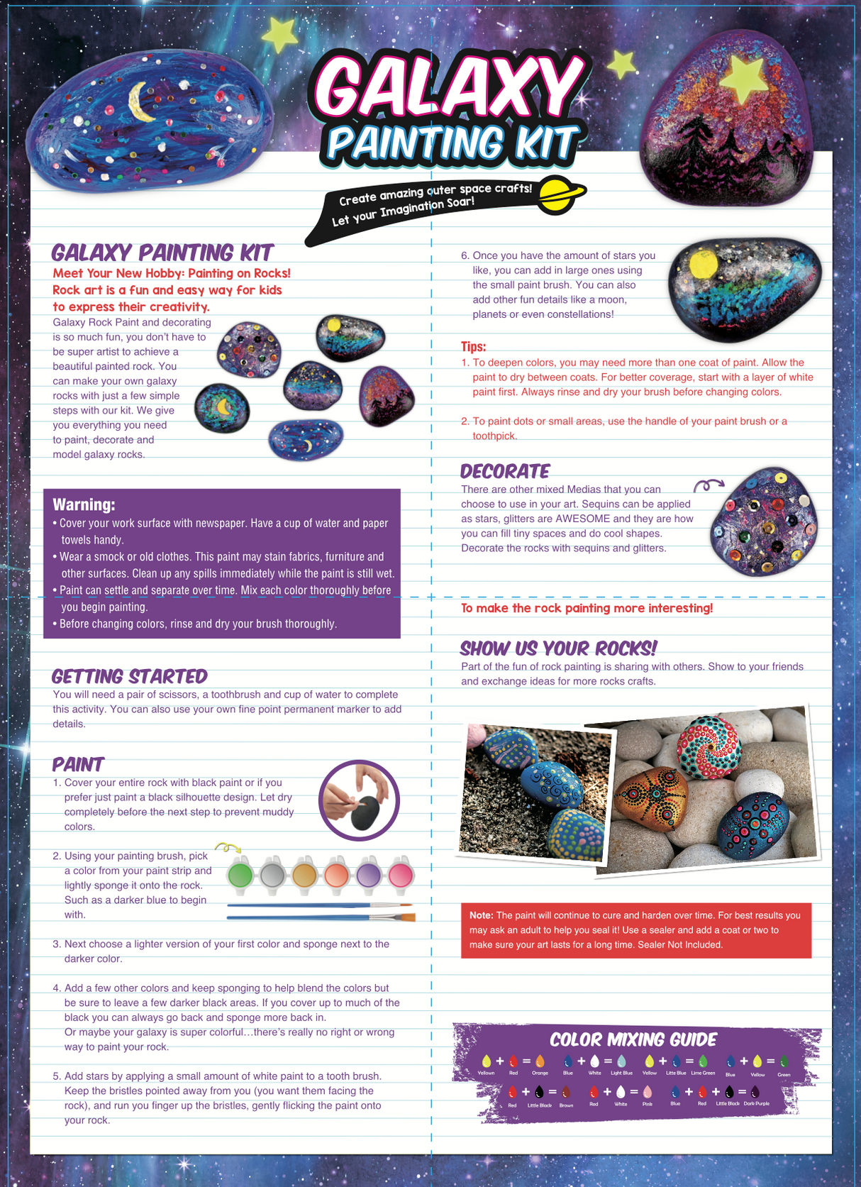 Galaxy Painting Kit