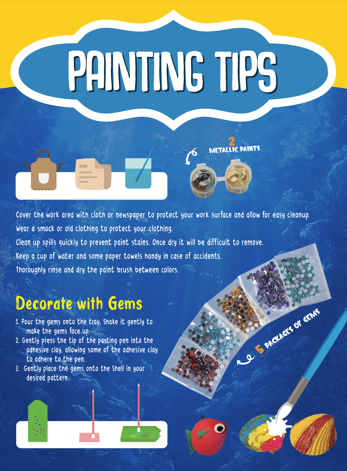 Shell Painting Kit