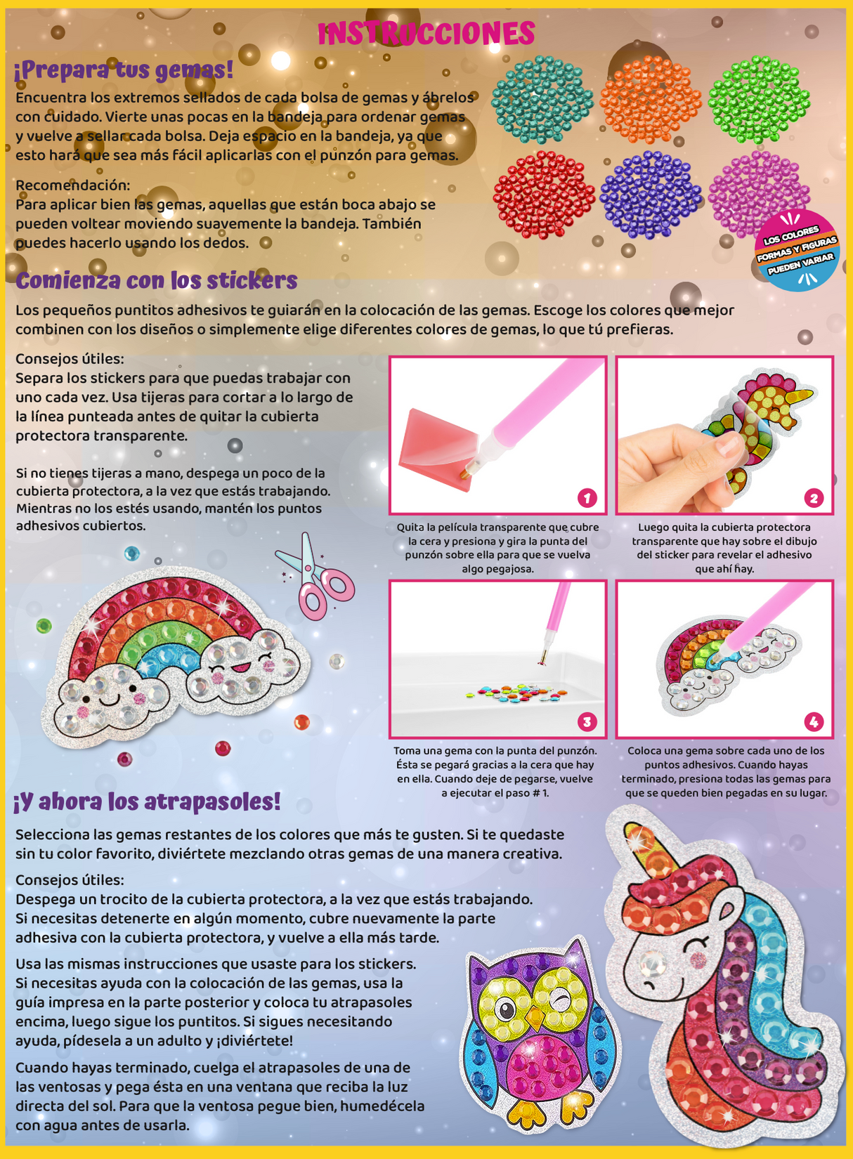 MEGA KIT DE GEMAS BRILLA y DA COLOR