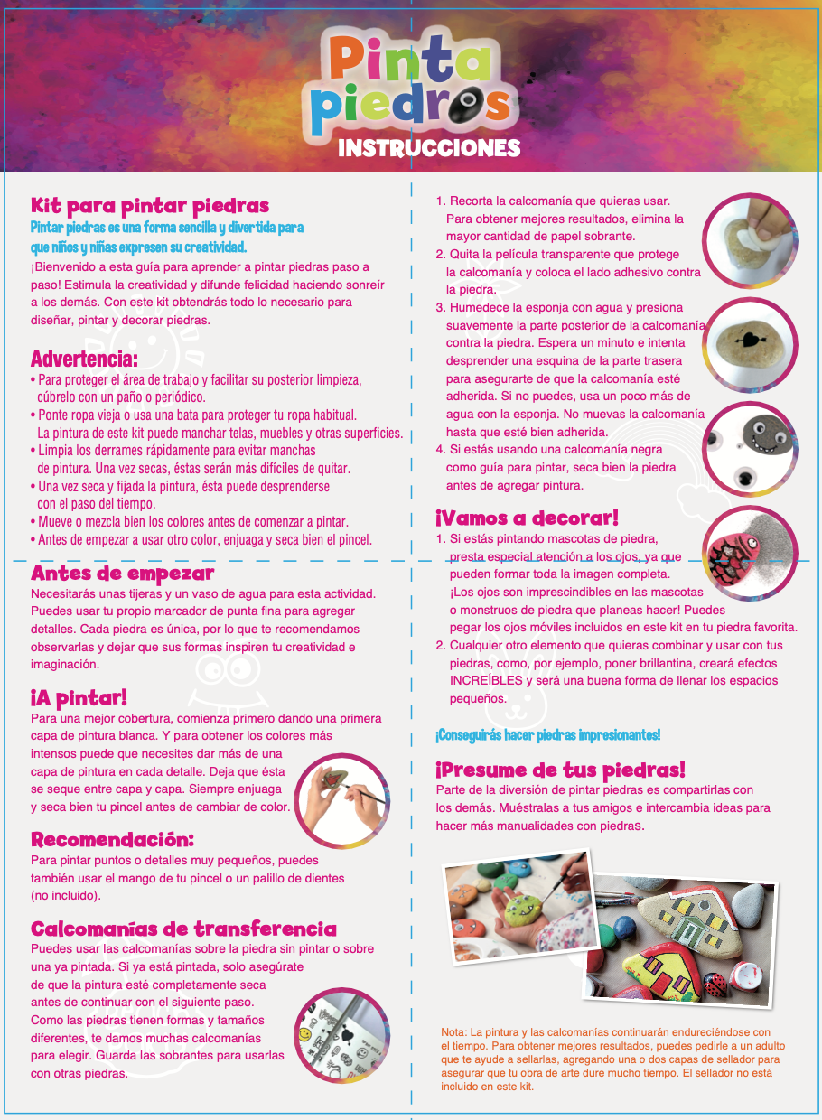 PINTA PIEDRAS QUE BRILLAN EN LA OSCURIDAD