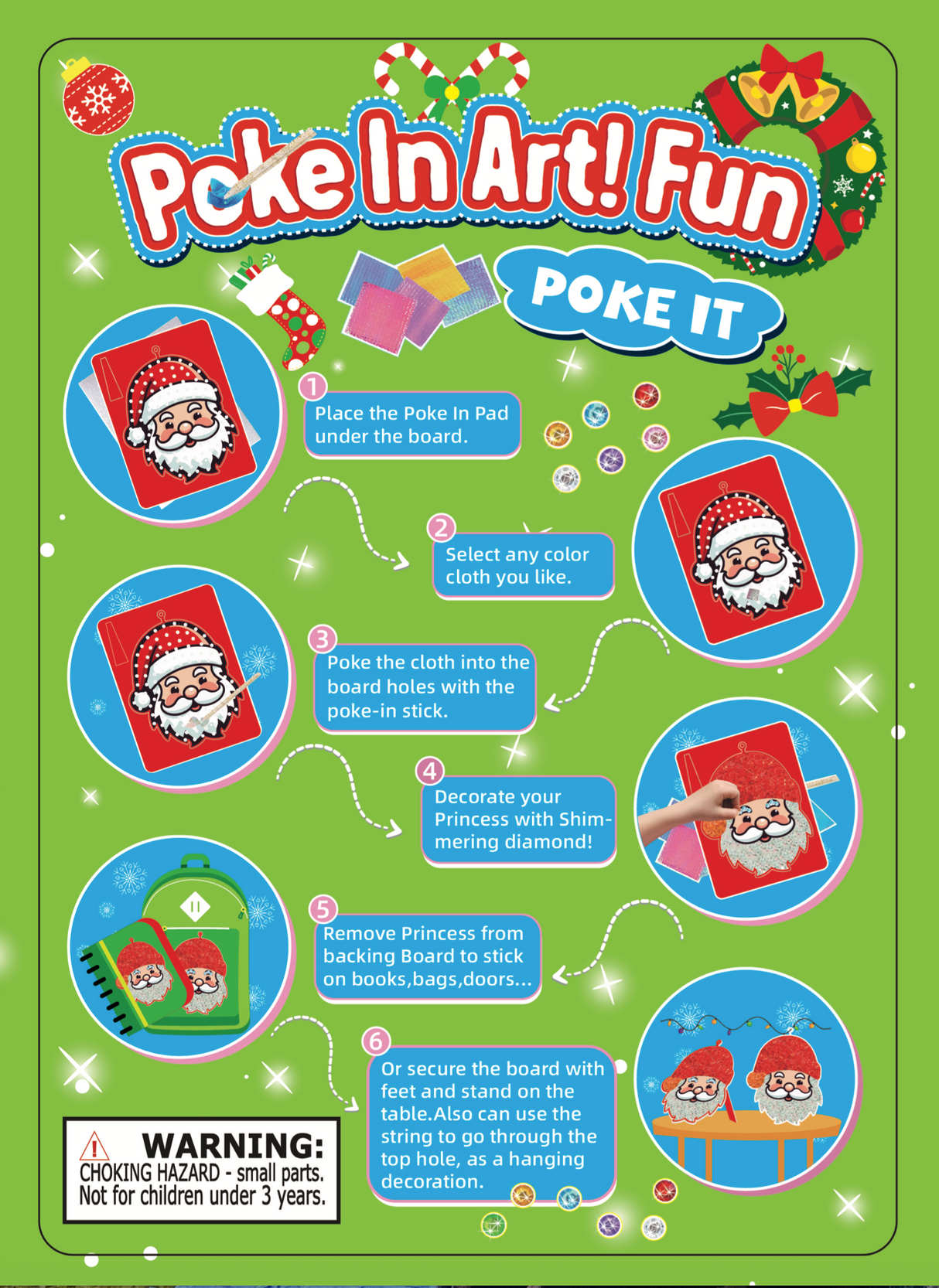 Christmas Poke In Art!