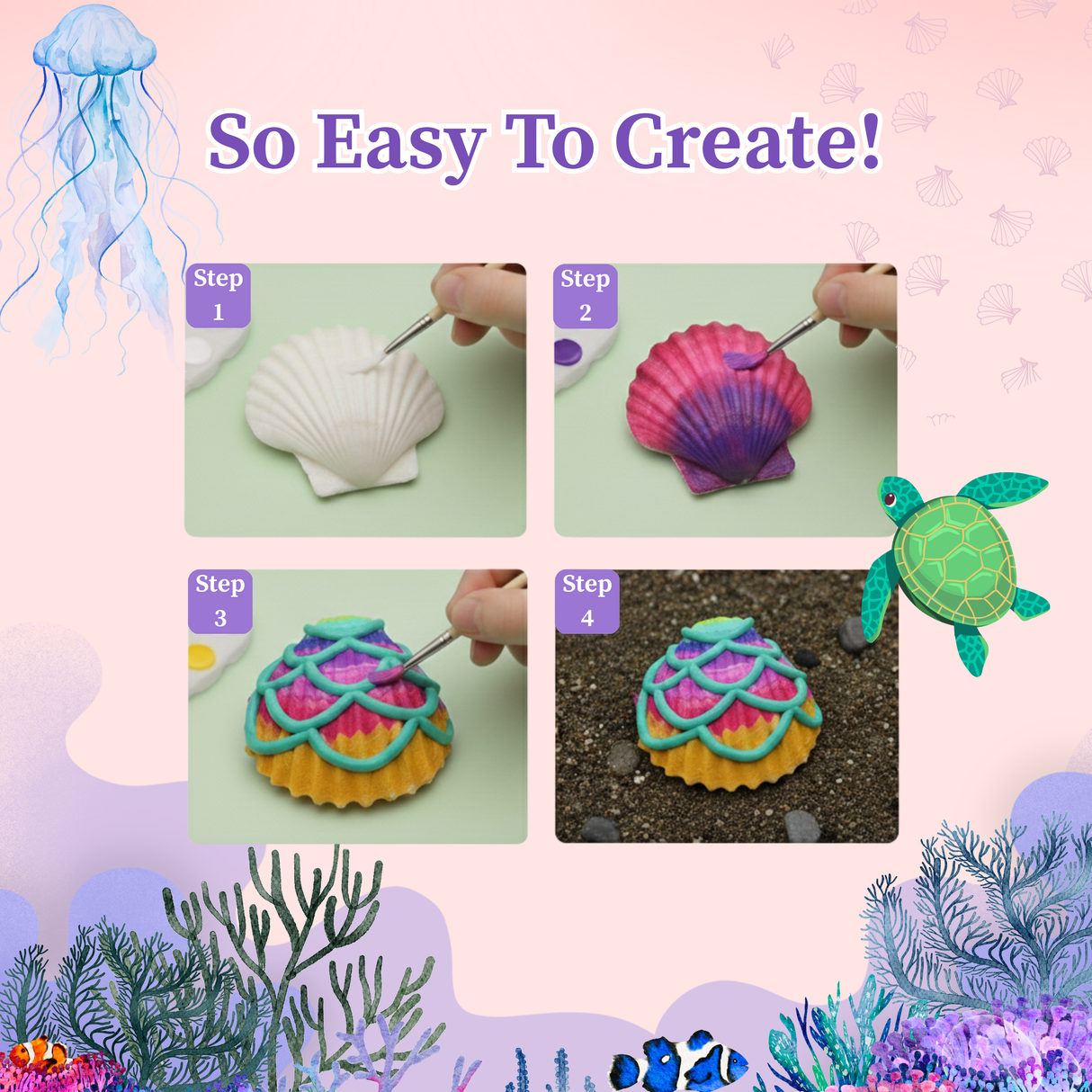 Shell Painting Kit