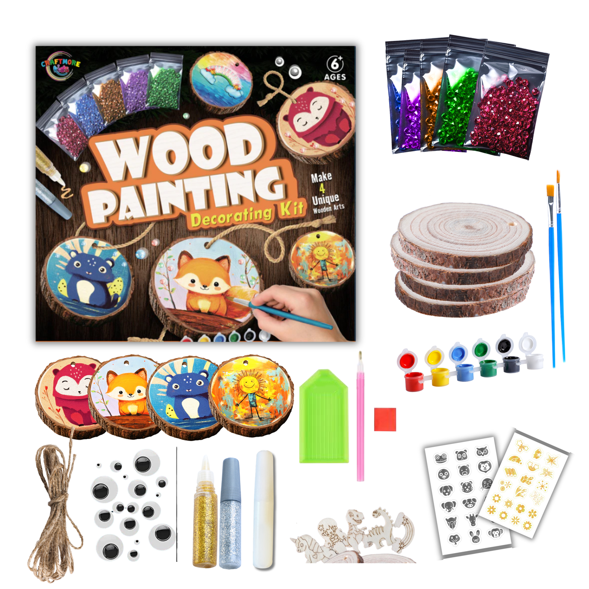 Wood Painting Kit