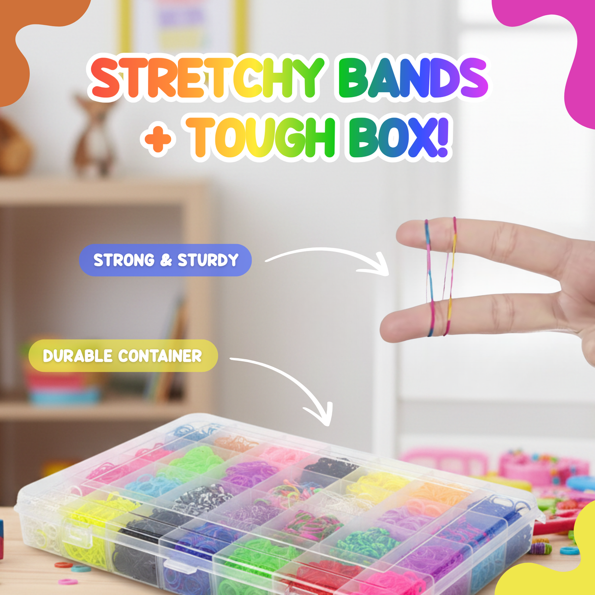 Deluxe Loom Band - Bracelet Making  Storage Case