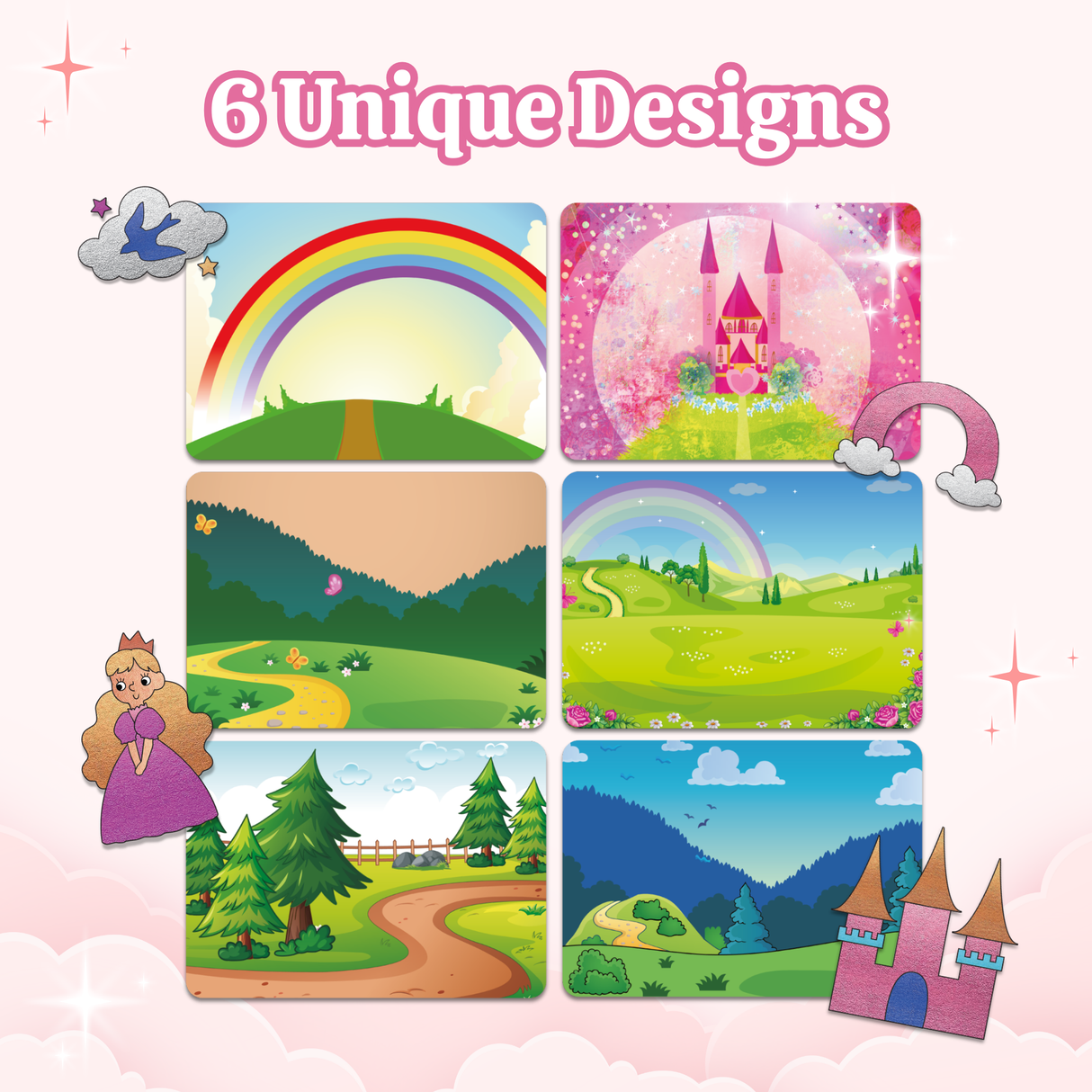 Foil It Fun! - Magical Princess & Unicorns