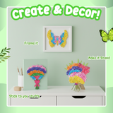 Poke In Art! -  Blooming Flowers & Butterflies