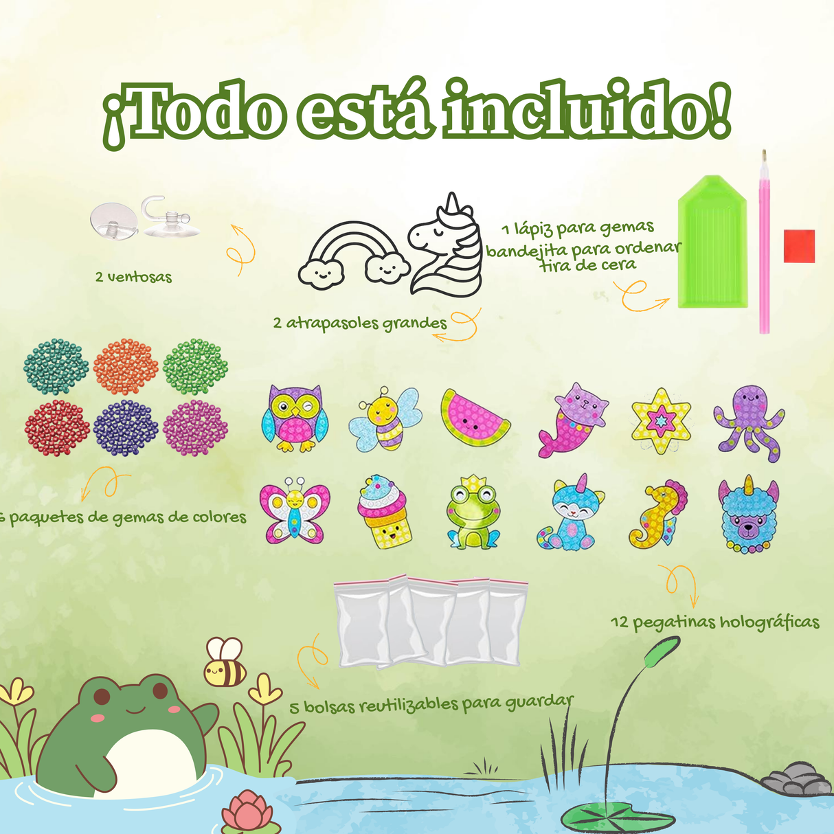 MEGA KIT DE GEMAS BRILLA y DA COLOR