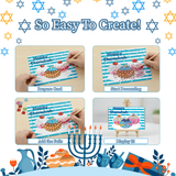 Chanukah Poke In Art Mess Free Activity Kit