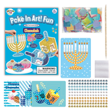 Chanukah Poke In Art Mess Free Activity Kit