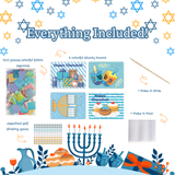 Chanukah Poke In Art Mess Free Activity Kit