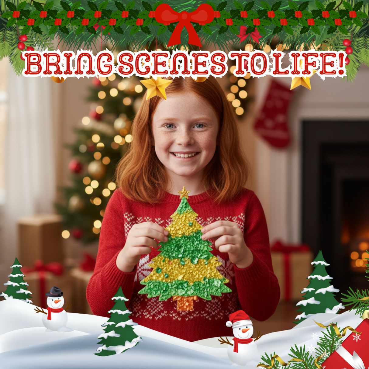 Christmas Poke In Art!