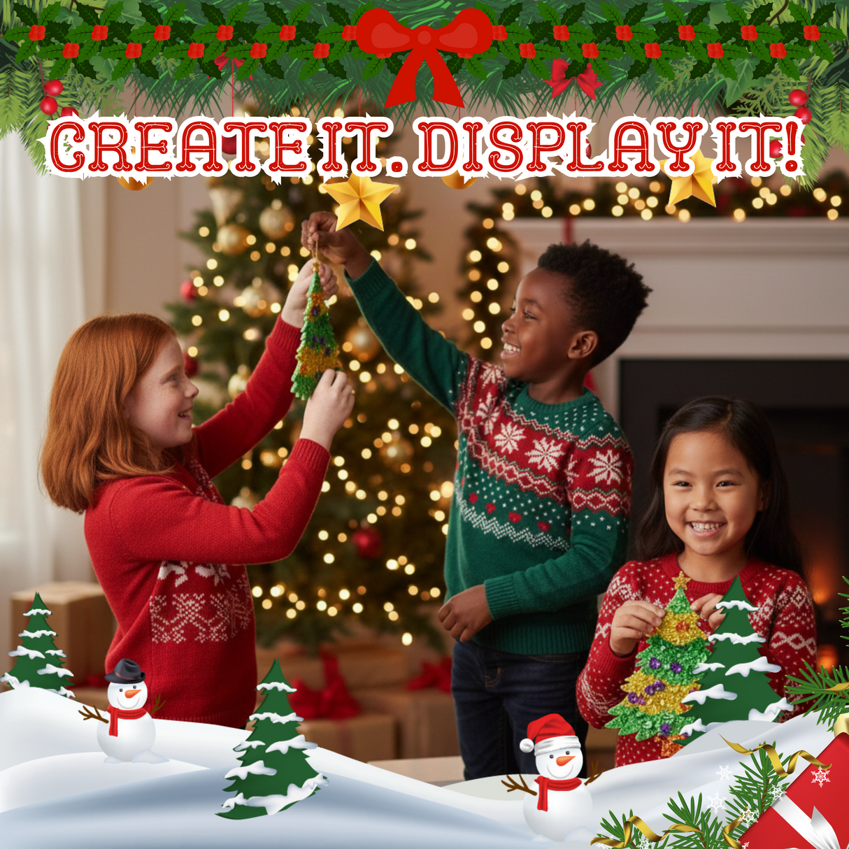 Christmas Poke In Art!