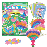 Poke In Art! -  Blooming Flowers & Butterflies