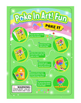 Poke In Art! -  Blooming Flowers & Butterflies