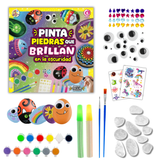 PINTA PIEDRAS QUE BRILLAN EN LA OSCURIDAD