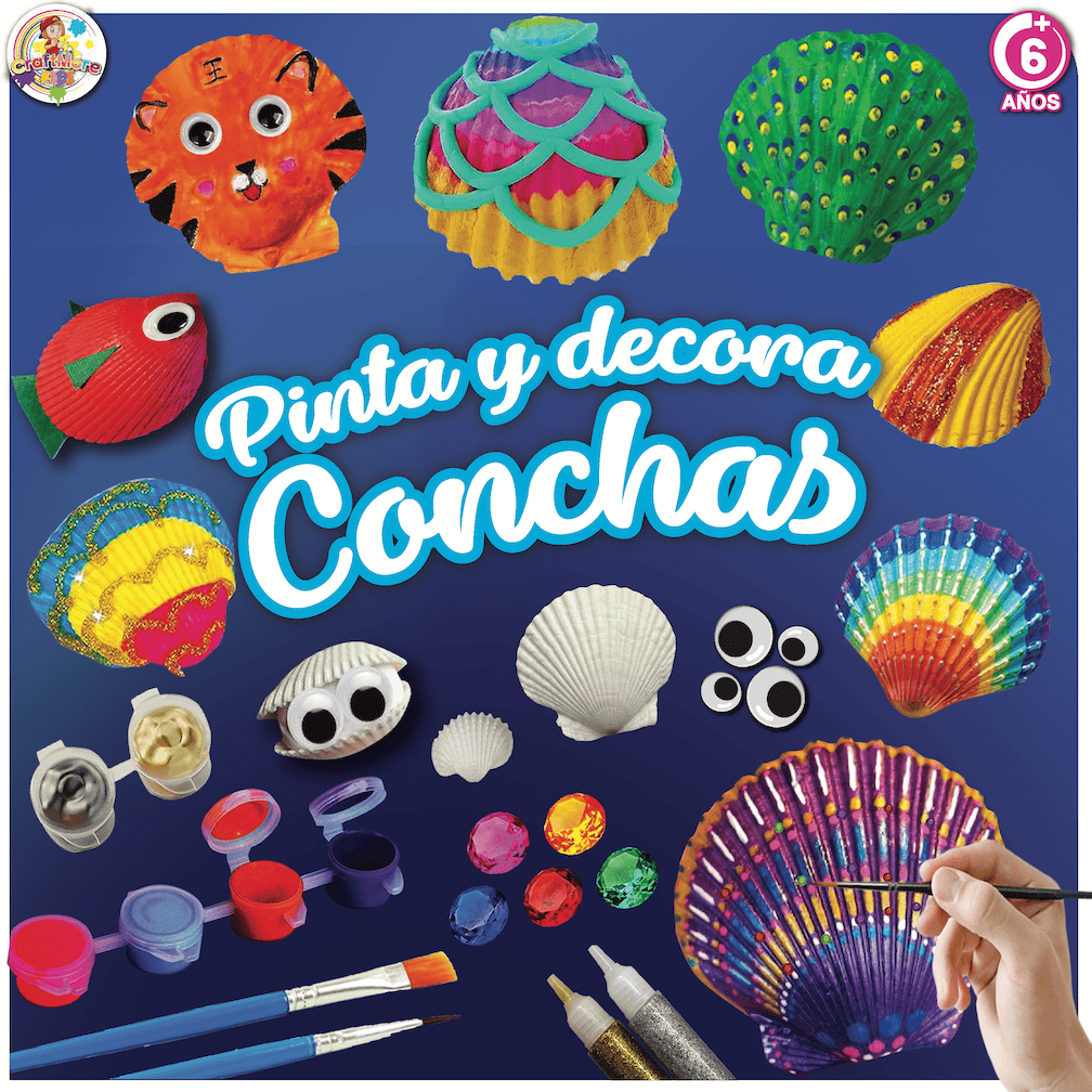 PINTA y DECORA CONCHAS