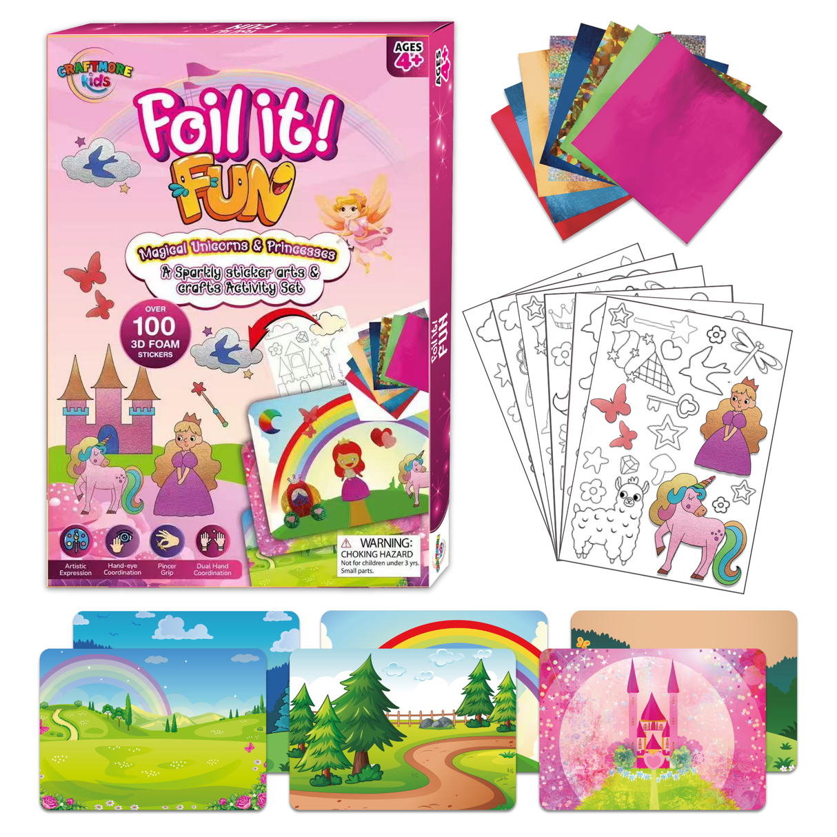 Foil It Fun! - Magical Princess & Unicorns